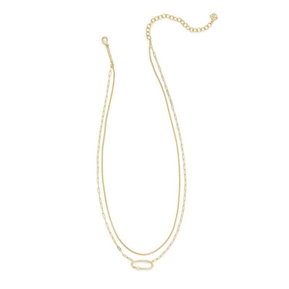 Open Box - Kendra Scott -  Traci Cubic Zirconia Multi Gold - Picture 2 of 3